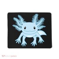 Blue Axolotl Funny Kawaii Axolotl Lover Mousepad thumb 0