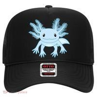 Blue Axolotl Funny Kawaii Axolotl Lover Hat thumb 0