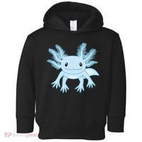 Blue Axolotl Funny Kawaii Axolotl Lover Toddler Hoodie thumb 0