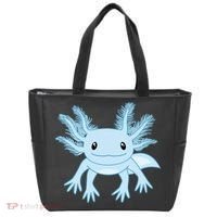 Blue Axolotl Funny Kawaii Axolotl Lover Tote Bag thumb 0