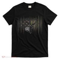 Basbo American Flag Camouflage Outdoor Antlers Elk Deer  T-Shirt thumb 0