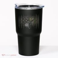 Basbo American Flag Camouflage Outdoor Antlers Elk Deer  Tumbler thumb 0