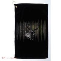 Basbo American Flag Camouflage Outdoor Antlers Elk Deer  Golf Towel thumb 0