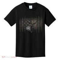 Basbo American Flag Camouflage Outdoor Antlers Elk Deer  Kids T-Shirt thumb 0