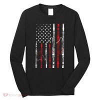 Bassoon American Flag 4th July Patriotic Music Long Sleeve Shirt thumb 0