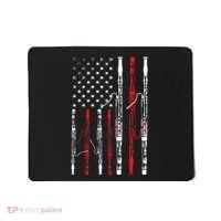 Bassoon American Flag 4th July Patriotic Music Mousepad thumb 0