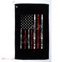 Bassoon American Flag 4th July Patriotic Music Golf Towel thumb 0
