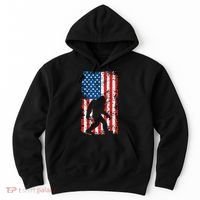 Bigfoot American Flag Sasquatch Hoodie thumb 0