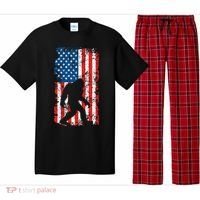Bigfoot American Flag Sasquatch Pajama Set thumb 0