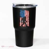 Bigfoot American Flag Sasquatch Tumbler thumb 0