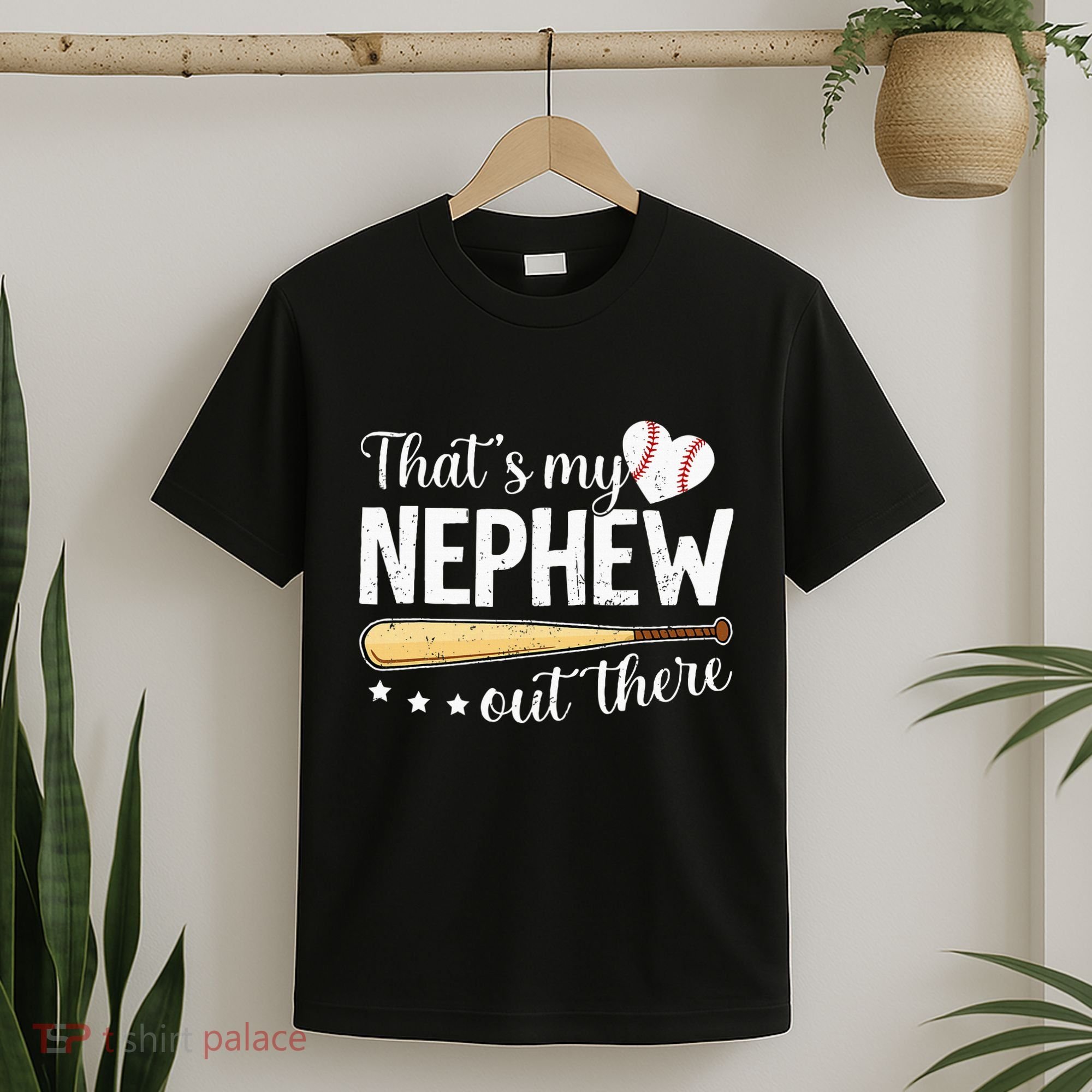 Baseball Aunt Funny ThatS My Nephew Out There Baseball T-Shirt