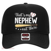 Baseball Aunt Funny ThatS My Nephew Out There Baseball Hat thumb 0