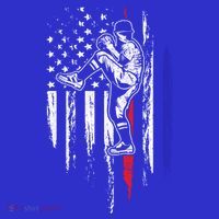 Baseball American Flag Pitcher Usa Pitching 4th Of July Gift Funny Gift Women's Tank Top thumb 5
