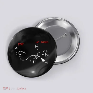 Backside Attack Funny Chemistry Button