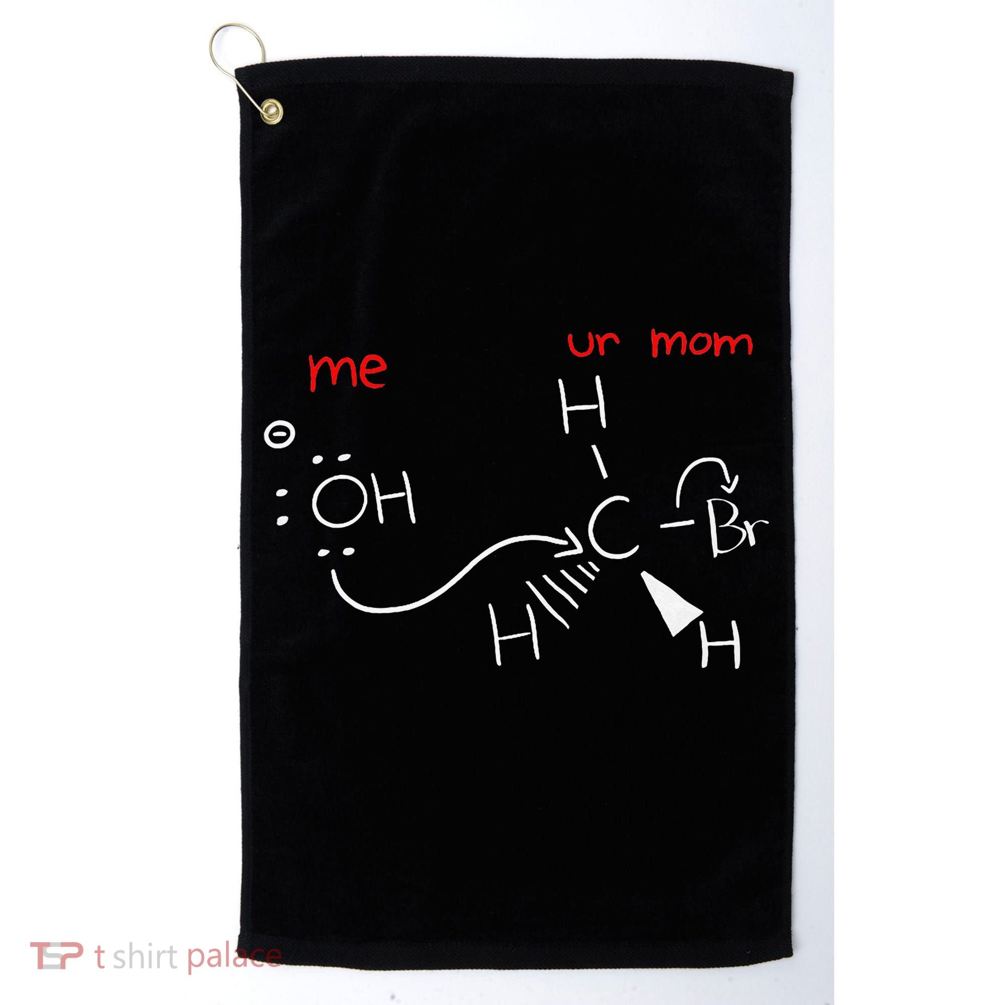Backside Attack Funny Chemistry Golf Towel
