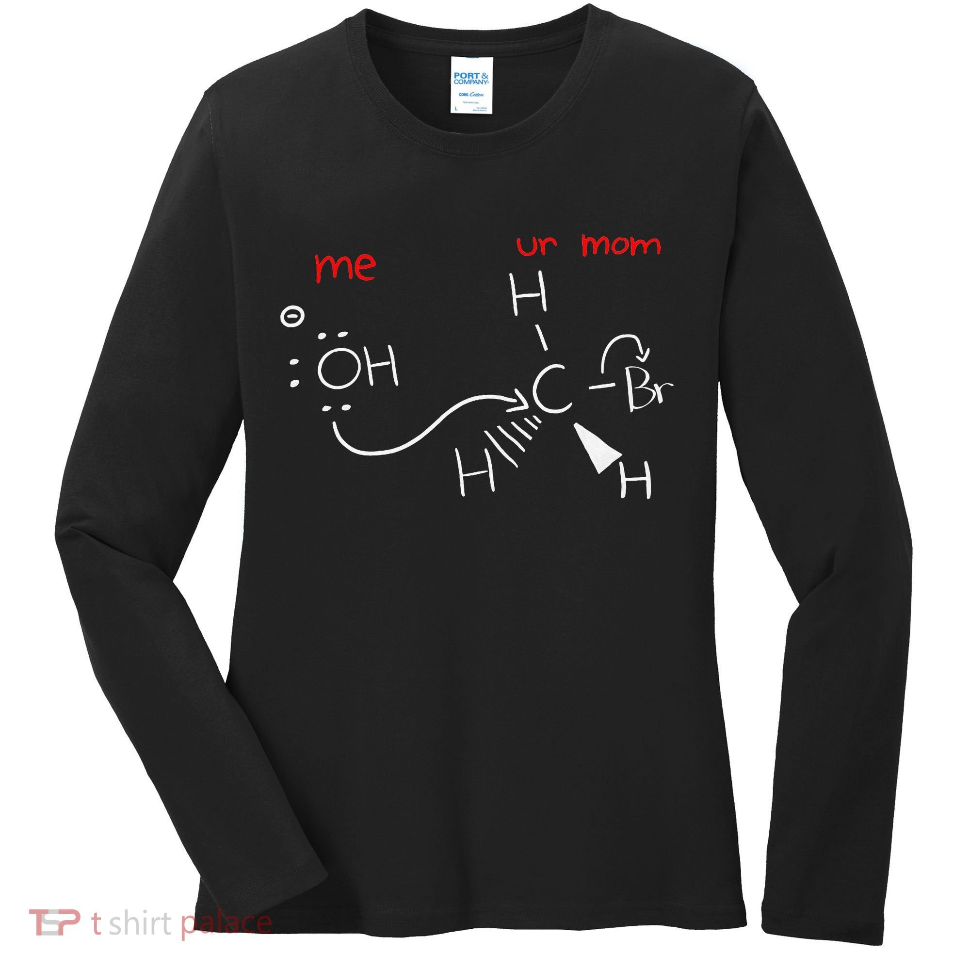 Backside Attack Funny Chemistry Women's Long Sleeve Shirt