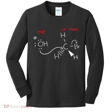 Backside Attack Funny Chemistry Kids Long Sleeve Shirt