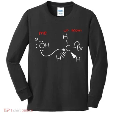 Backside Attack Funny Chemistry Kids Long Sleeve Shirt