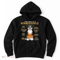 Bernedoodle Anatomy Funny Dog Mom Dad Cute Gift Hoodie thumb 0