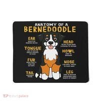 Bernedoodle Anatomy Funny Dog Mom Dad Cute Gift Mousepad thumb 0