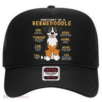Bernedoodle Anatomy Funny Dog Mom Dad Cute Gift Hat thumb 0