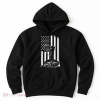 Bowfishing American Flag Bow Hunting Fish Hoodie thumb 0