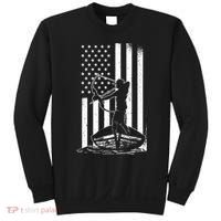 Bowfishing American Flag Bow Hunting Fish Sweatshirt thumb 0