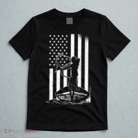 Bowfishing American Flag Bow Hunting Fish T-Shirt thumb 5