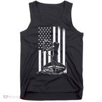 Bowfishing American Flag Bow Hunting Fish Tank Top thumb 0