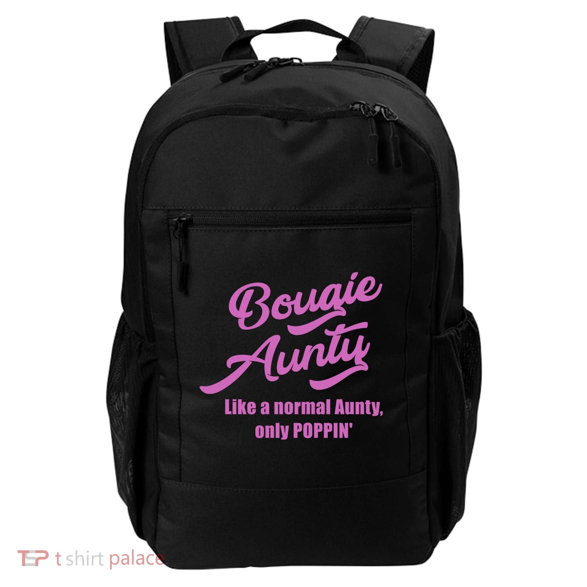 Bougie Aunty Fun Gift For Favorite Aunt Gift Backpack