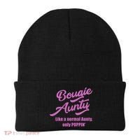 Bougie Aunty Fun Gift For Favorite Aunt Gift Beanie thumb 0