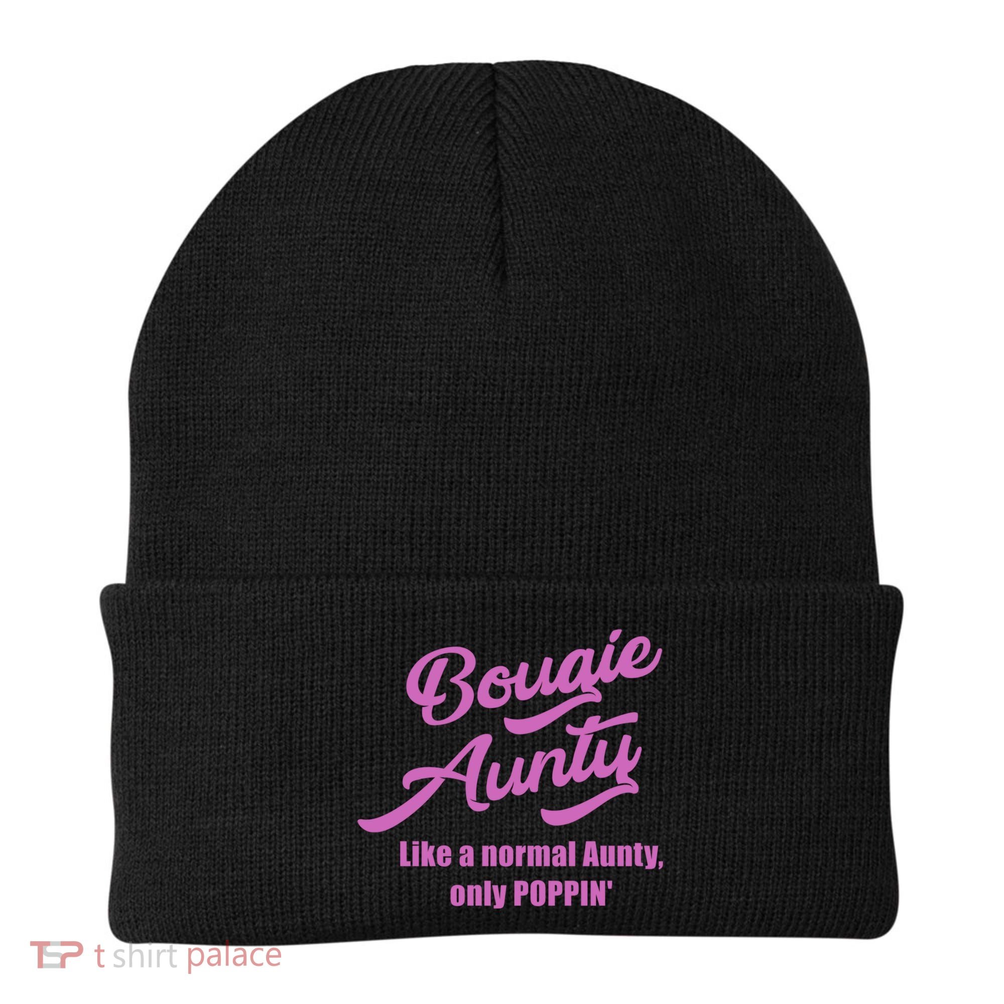 Bougie Aunty Fun Gift For Favorite Aunt Gift Beanie