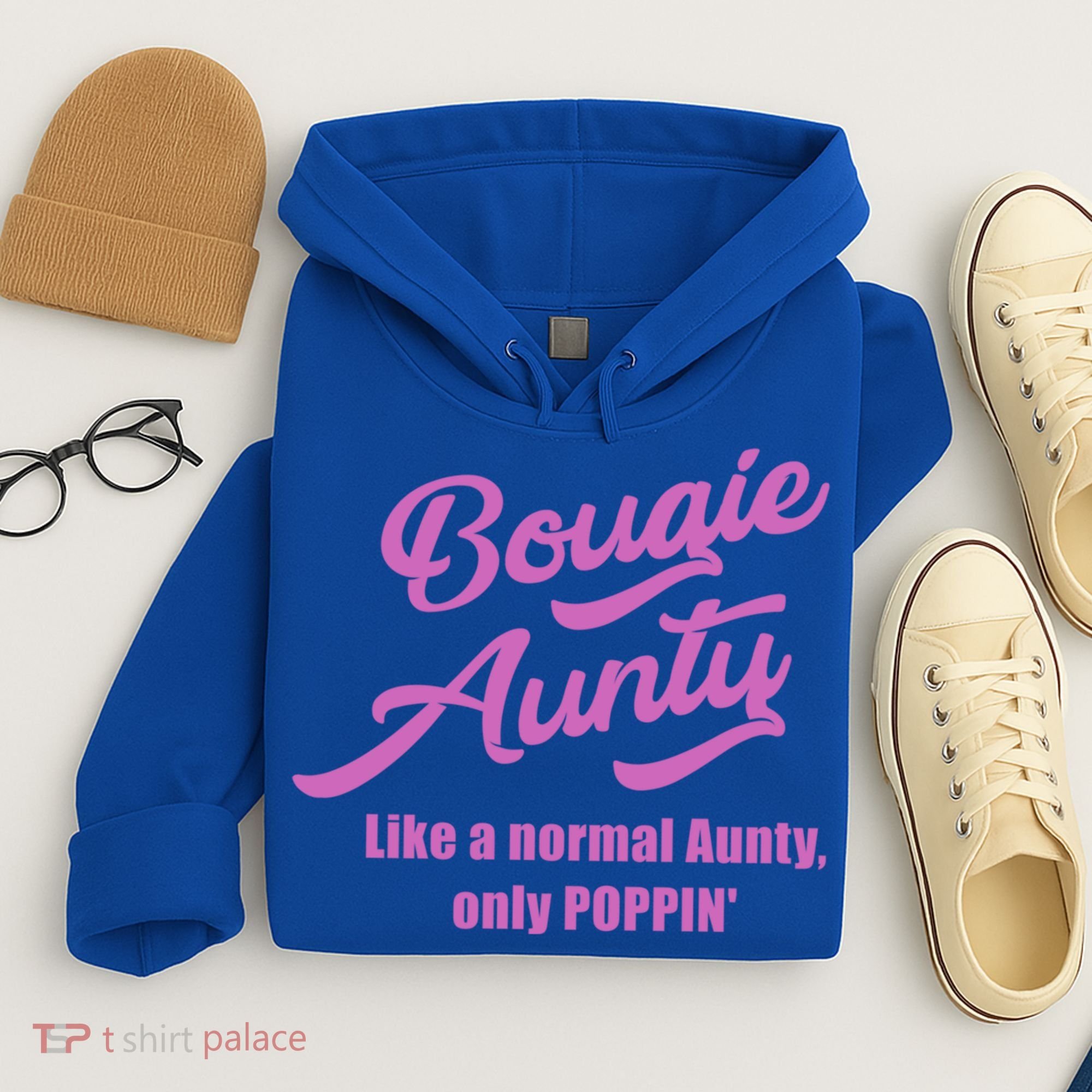 Bougie Aunty Fun Gift For Favorite Aunt Gift Hoodie