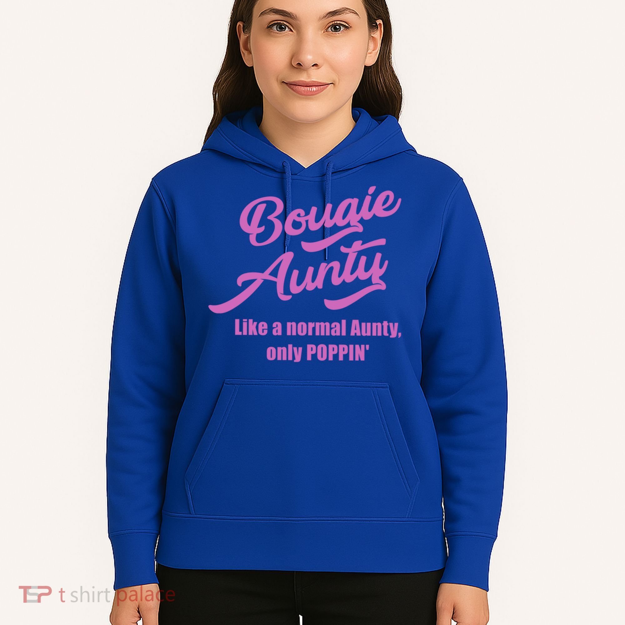 Bougie Aunty Fun Gift For Favorite Aunt Gift Hoodie