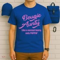 Bougie Aunty Fun Gift For Favorite Aunt Gift T-Shirt thumb 6