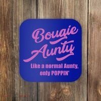Bougie Aunty Fun Gift For Favorite Aunt Gift Coaster thumb 0