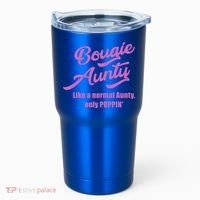 Bougie Aunty Fun Gift For Favorite Aunt Gift Tumbler thumb 0