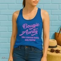 Bougie Aunty Fun Gift For Favorite Aunt Gift Women's Tank Top thumb 2