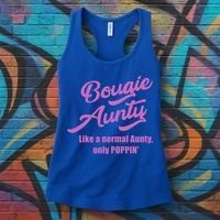 Bougie Aunty Fun Gift For Favorite Aunt Gift Women's Tank Top thumb 3
