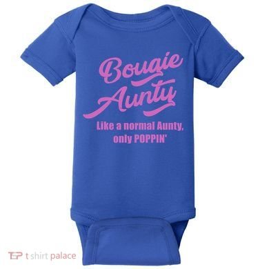 Bougie Aunty Fun Gift For Favorite Aunt Gift Baby Bodysuit