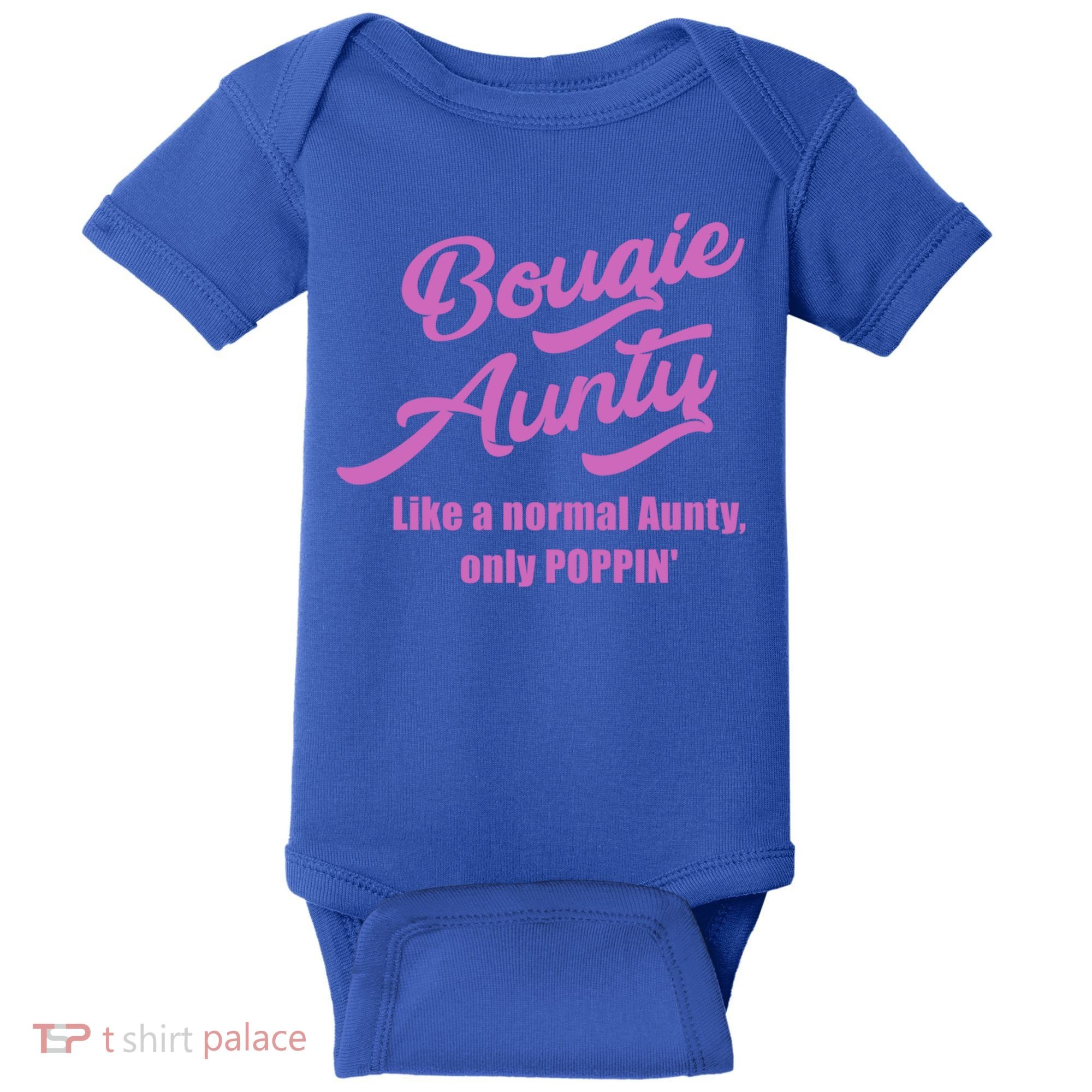 Bougie Aunty Fun Gift For Favorite Aunt Gift Baby Bodysuit