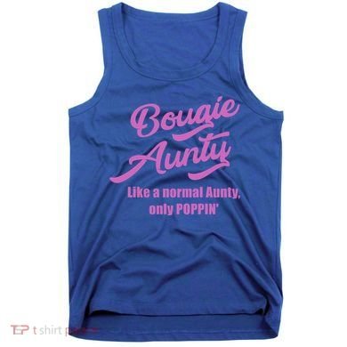 Bougie Aunty Fun Gift For Favorite Aunt Gift Tank Top