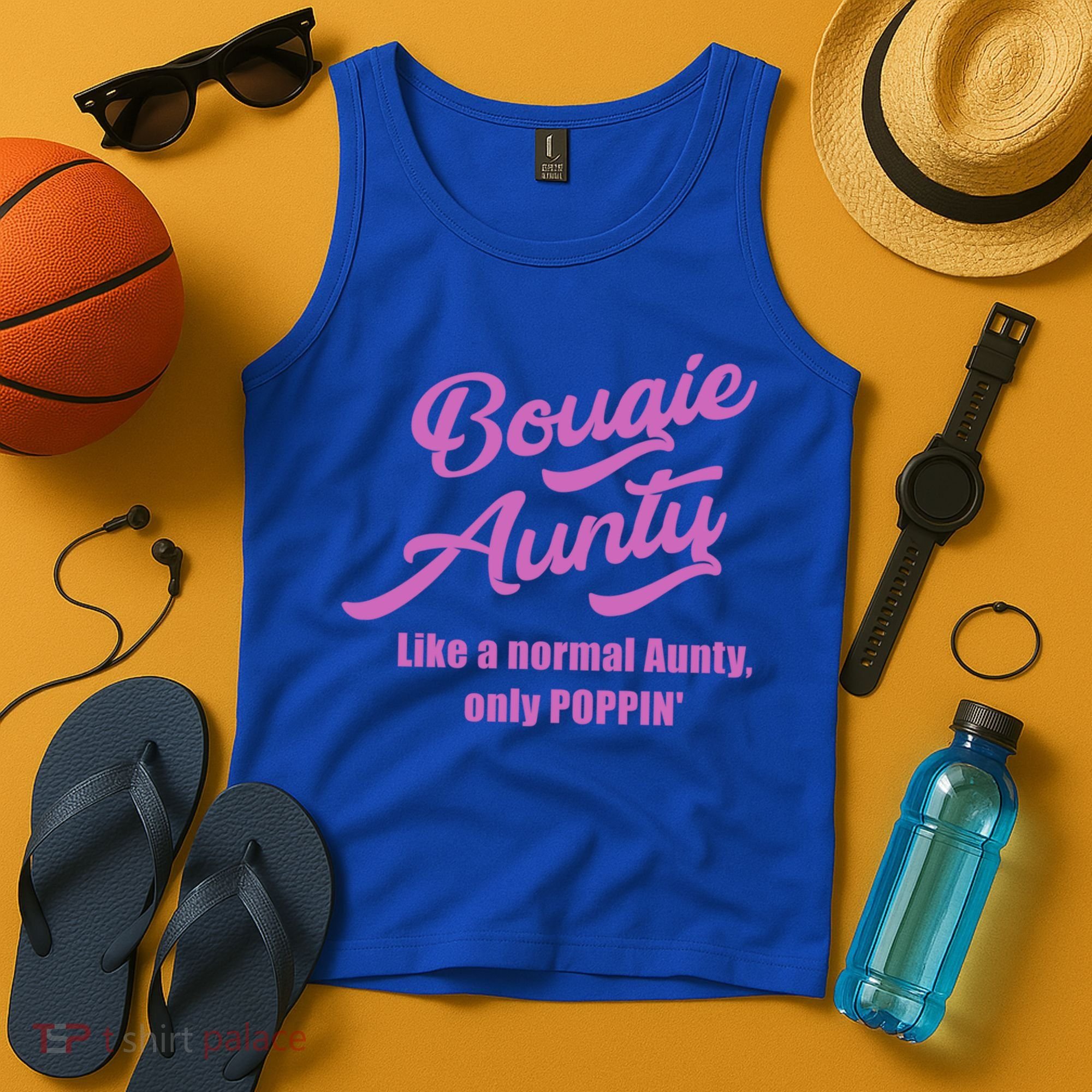 Bougie Aunty Fun Gift For Favorite Aunt Gift Tank Top
