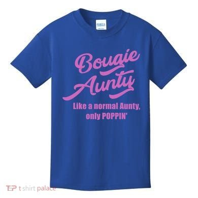 Bougie Aunty Fun Gift For Favorite Aunt Gift Kids T-Shirt