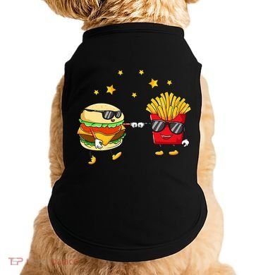 Burger And Fries Friends Cheeseburger Hamburger Doggie Tank
