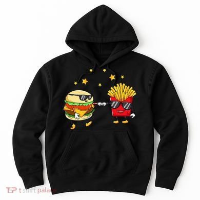 Burger And Fries Friends Cheeseburger Hamburger Hoodie