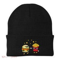 Burger And Fries Friends Cheeseburger Hamburger Beanie thumb 0