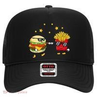 Burger And Fries Friends Cheeseburger Hamburger Hat thumb 0