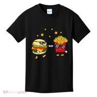 Burger And Fries Friends Cheeseburger Hamburger Kids T-Shirt thumb 0