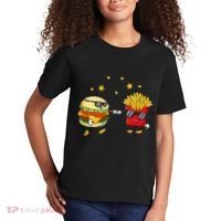 Burger And Fries Friends Cheeseburger Hamburger Kids T-Shirt thumb 2